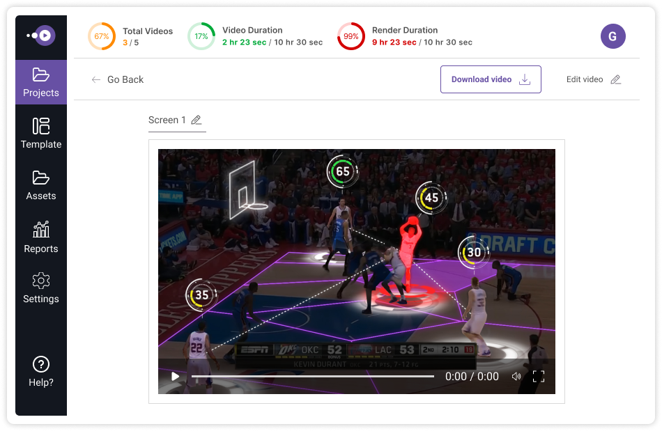 Videos creating steps-3