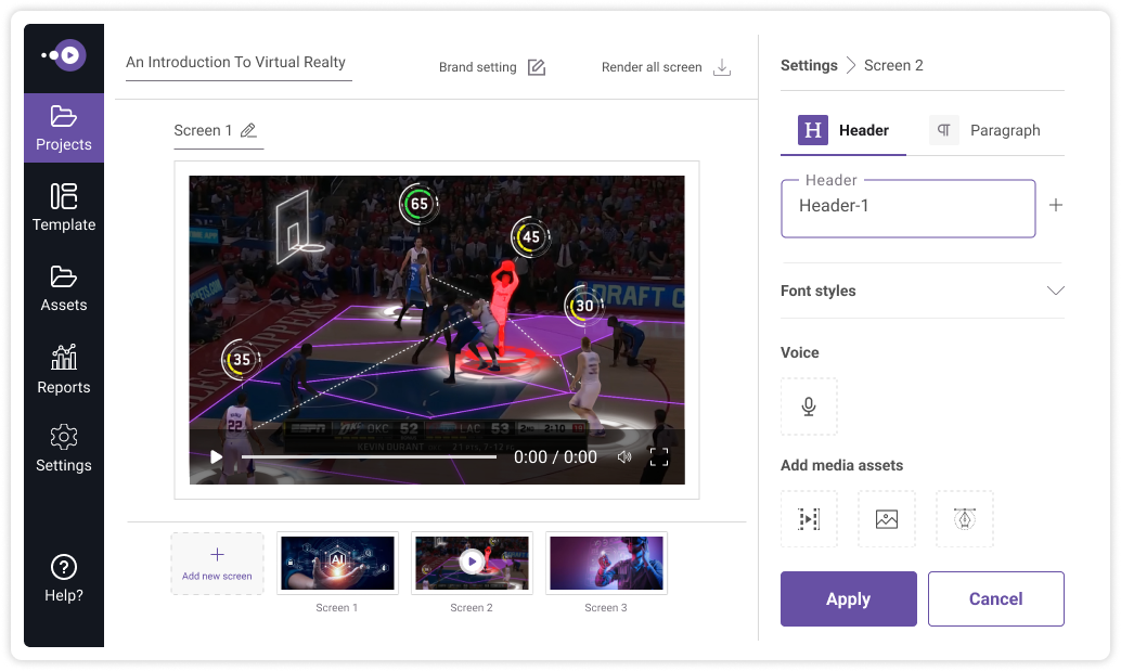 Videos creating steps-2
